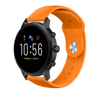 Fossil Gen 4 Explorist (HR) Sport Strap (Orange)