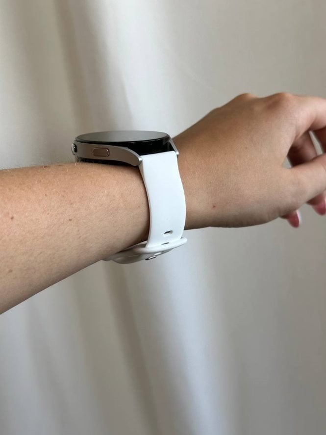 xoxo Wildhearts Amazfit GTS 3 siliconen bandje (wit)