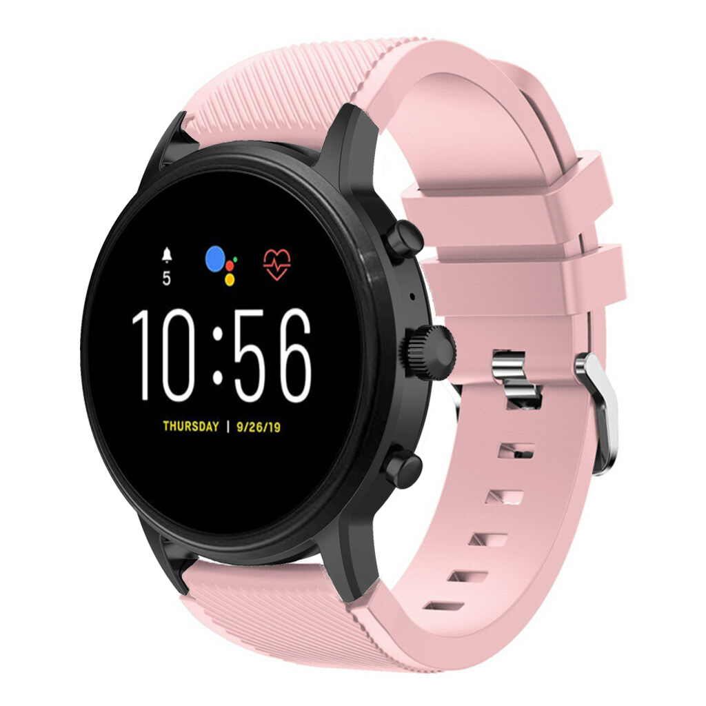 Fossil Gen 4 Explorist (HR) siliconen bandje (roze)