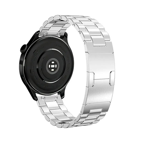 Amazfit Bip 5 One Push' stalen band (zilver)