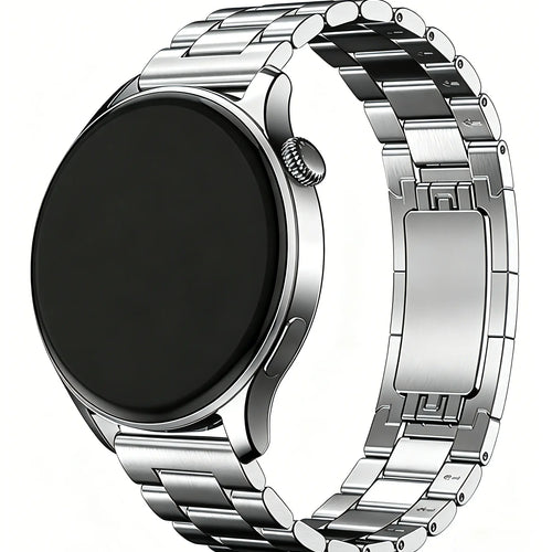 Amazfit Bip 5 One Push' stalen band (zilver)