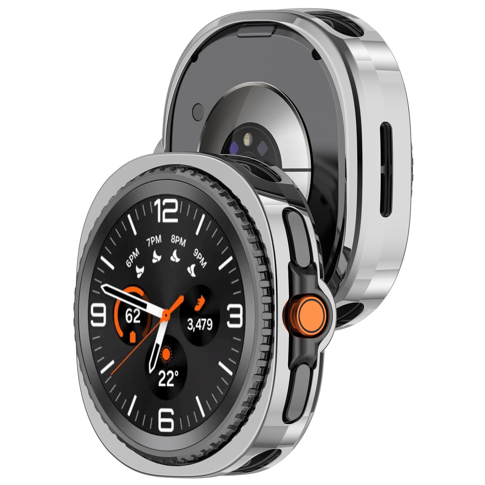 Samsung Galaxy Watch 8 Classic TPU case (zilver)