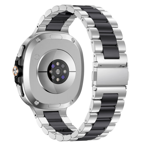 Samsung Galaxy Watch 8 - 44mm stalen bandje (zilver/zwart)