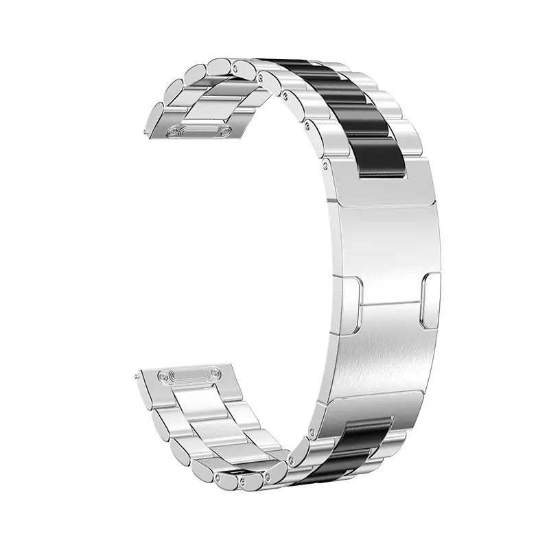 Huawei Watch GT 3 - 46mm One Push' Steel Strap (Silver/Black)