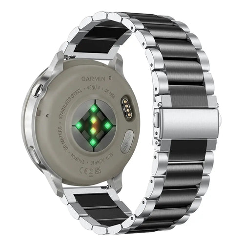 Garmin Forerunner 170 stalen band (zilver/zwart)