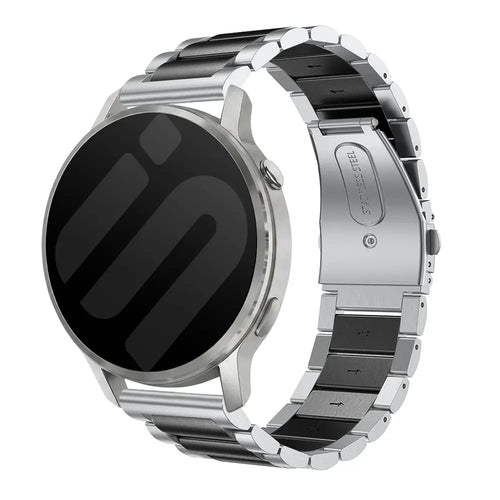 Garmin Forerunner 170 stalen band (zilver/zwart)