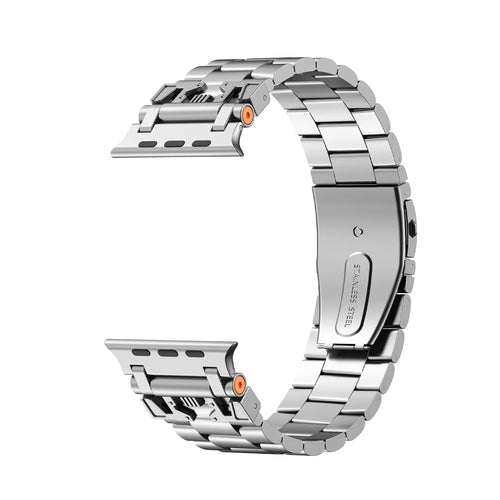 Apple Watch Mecha Steel Strap (Silver)