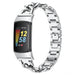 Fitbit Charge 6 steel chain band (zilver)