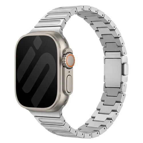 Apple Watch Ultra magetische titanium band (zilver)