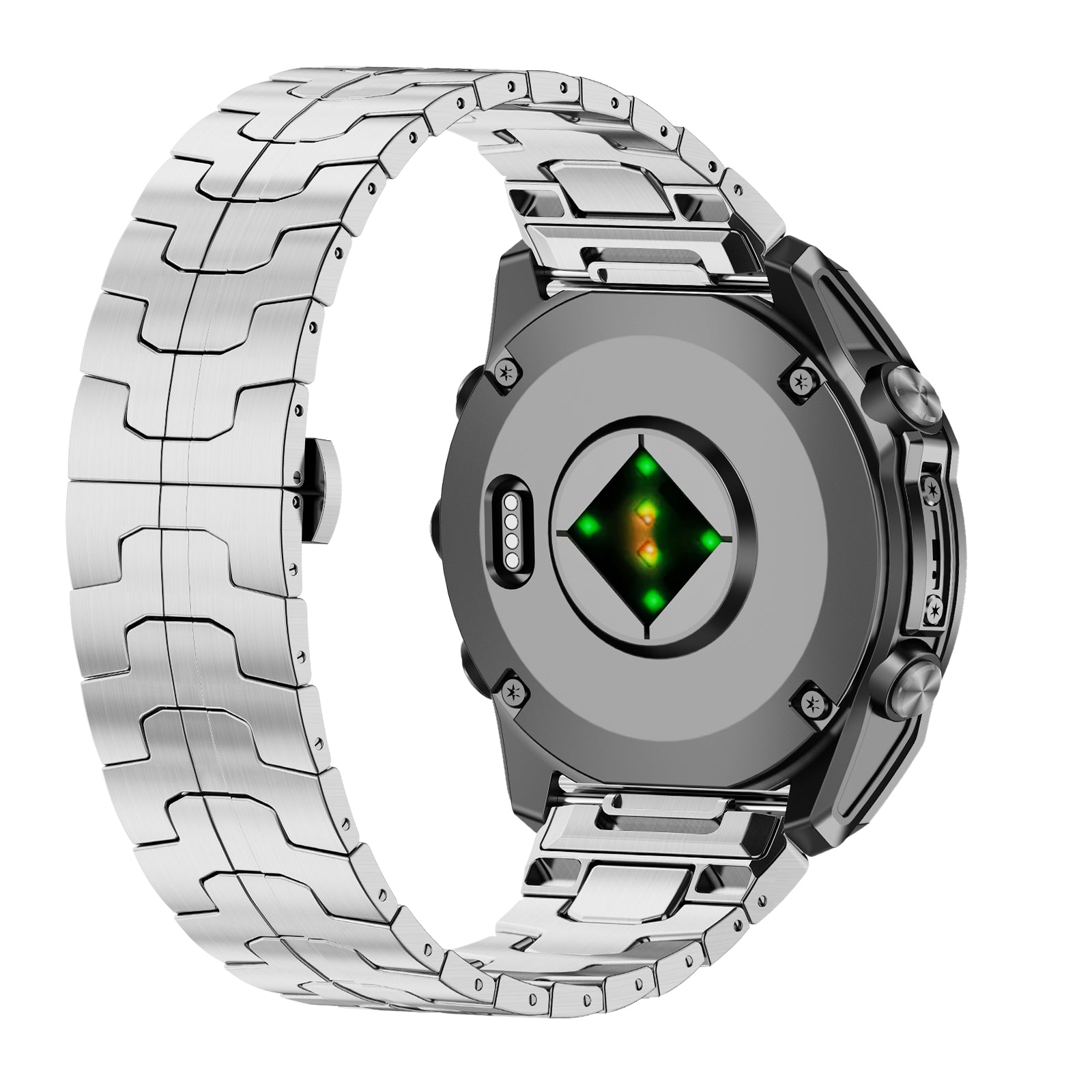 Garmin Instinct 2x stalen 'Iron' band (zilver)