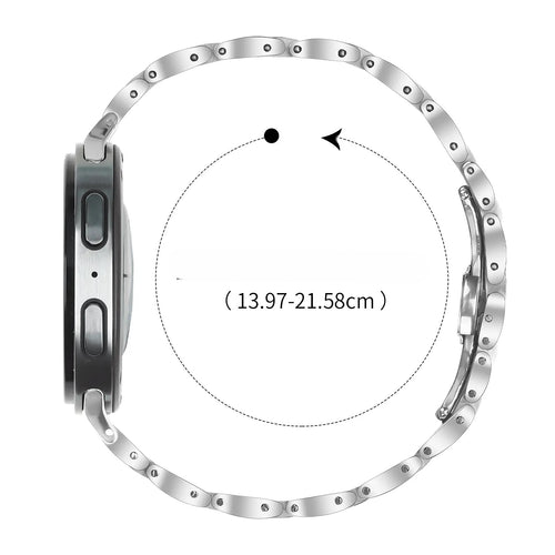 Samsung Galaxy Watch 9 - 44mm Slimfit Steel Strap (Silver)