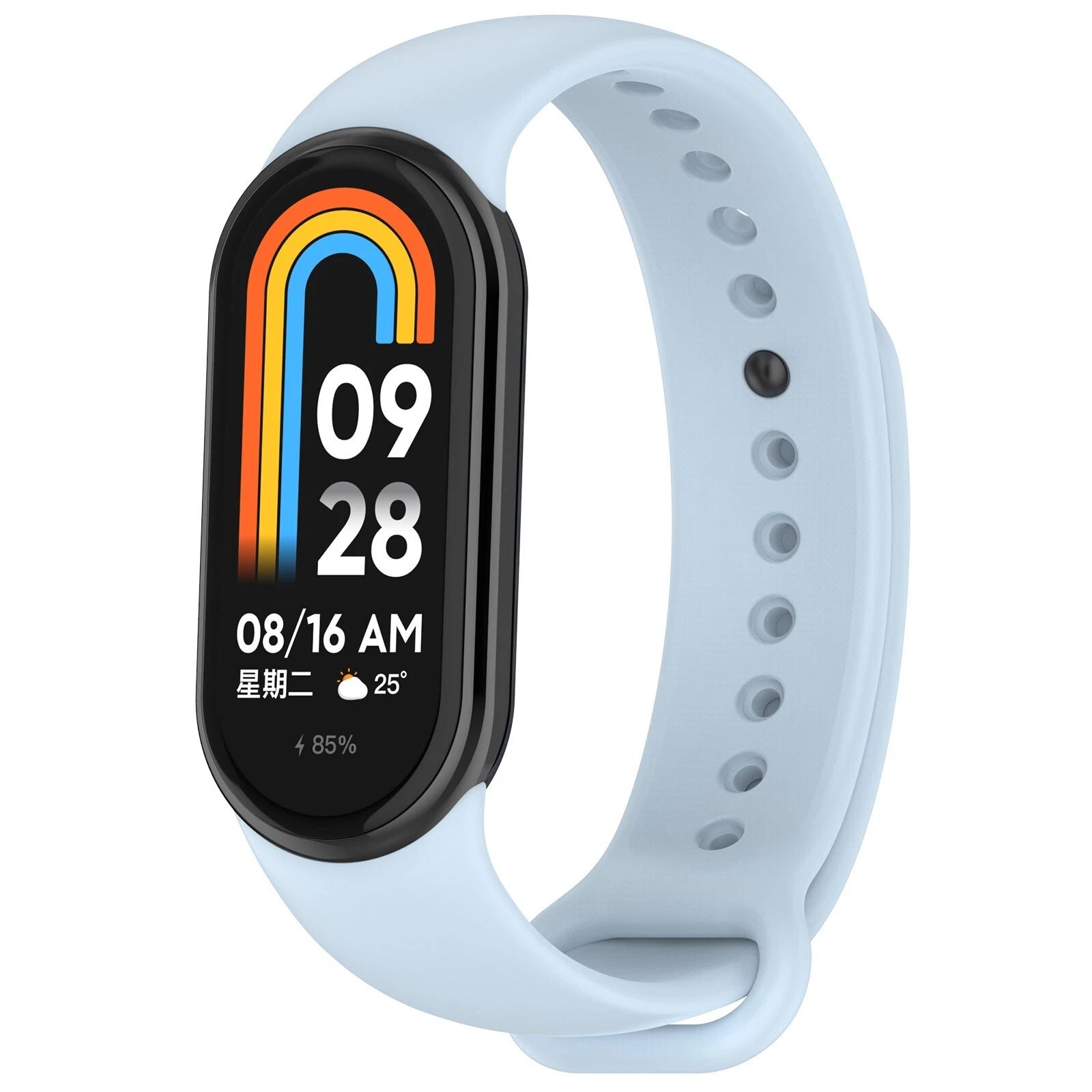 Xiaomi Smart Band 9 siliconen bandje (lichtblauw)