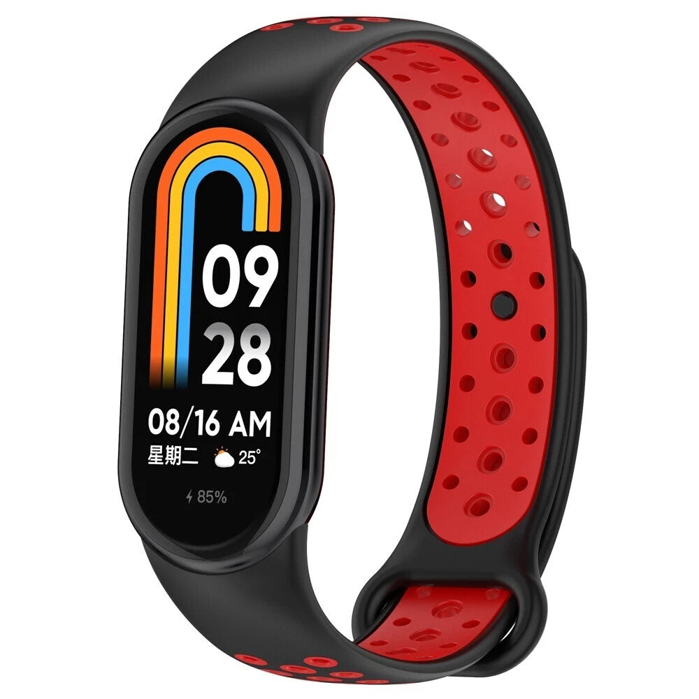Xiaomi Smart Band 10 sport bandje (zwart/rood)