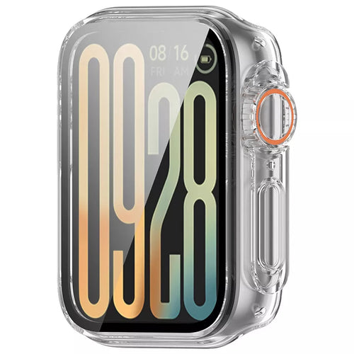 Xiaomi Smart Band 9 Pro PC case met glas (transparant)
