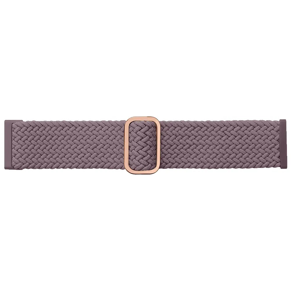 Fitbit Versa 4 Adjustable Woven Strap (Smoke Purple)