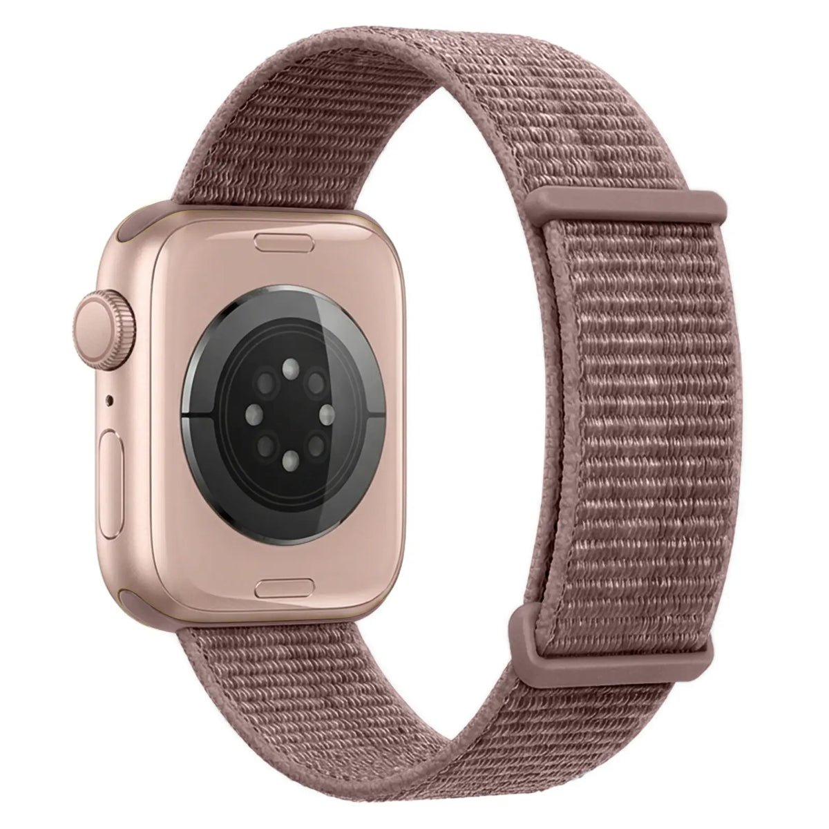 Apple Watch nylon loop bandje (mauve)