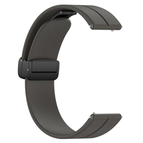 Amazfit Bip U (Pro) D-buckle siliconen bandje (donkergrijs)