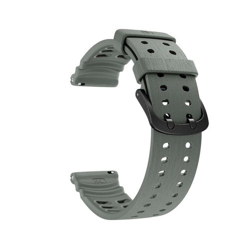 Polar Grit X Silicone Grain Strap (Dark Grey)