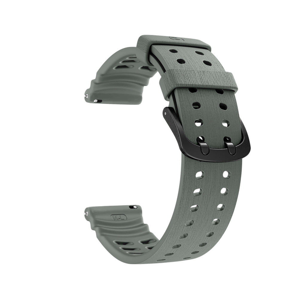Polar Vantage M3 silicone grain band (donkergrijs)