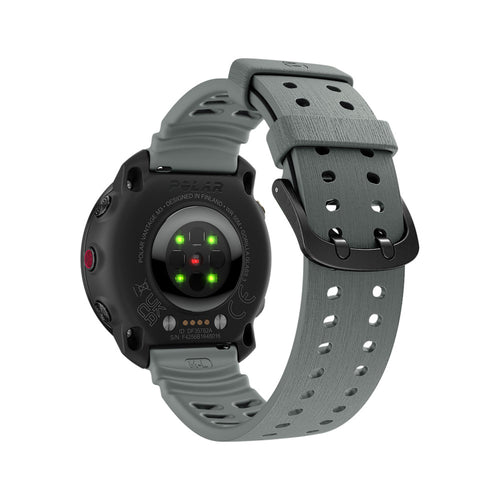 Polar Vantage V3 silicone grain band (donkergrijs)