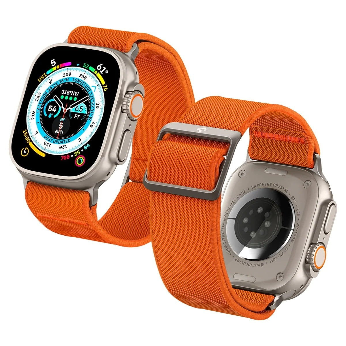 Spigen Apple Watch Lite Ultra bandje (oranje)