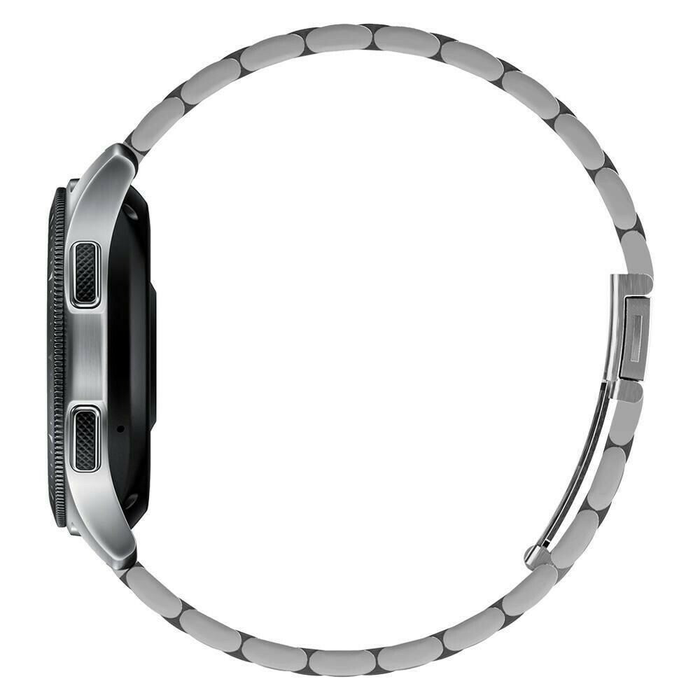Spigen Modern Fit Galaxy Watch 45mm bandje RVS zilver