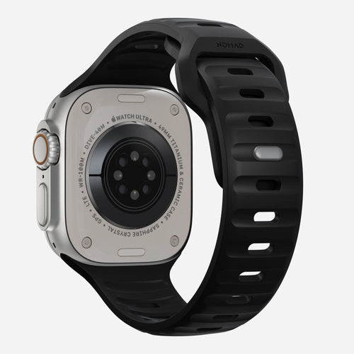 Nomad Sport Apple Watch siliconen bandje (zwart)