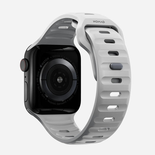 Nomad Sport Apple Watch siliconen bandje (lunar gray)
