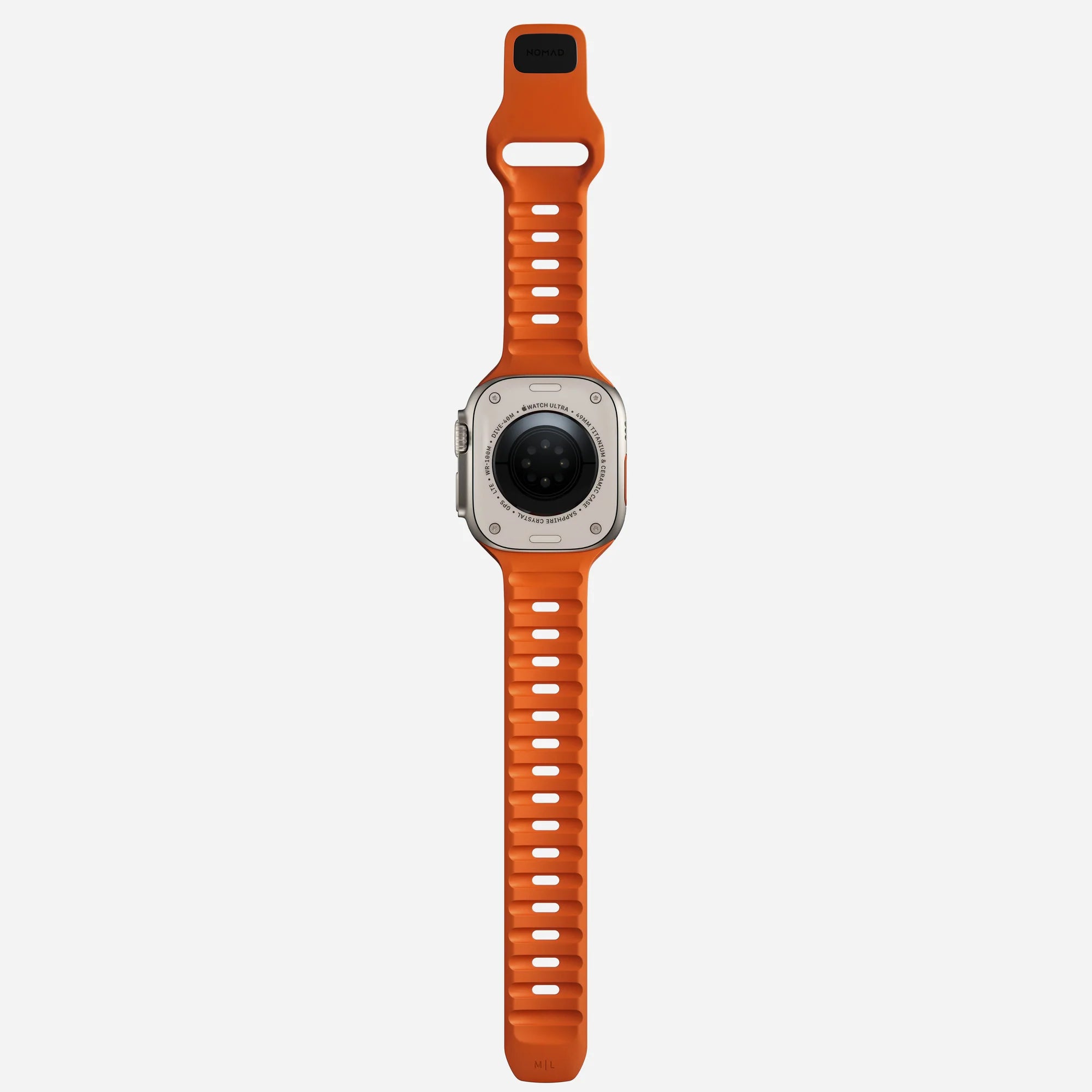 Nomad Sport Apple Watch siliconen bandje (ultra orange)