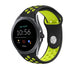 Fossil Gen 5e - 44mm sport band (zwart/geel)