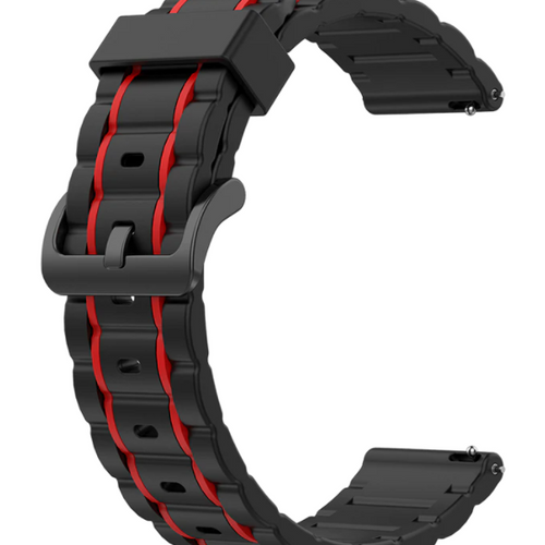 Coros Pace 4 Sport Buckle Strap (Black/Red)