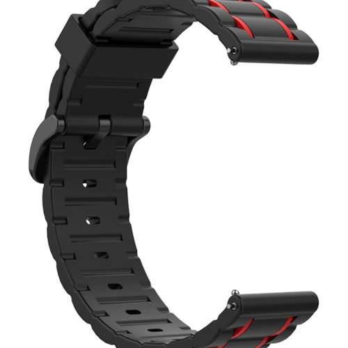 Coros Pace 4 Sport Buckle Strap (Black/Red)