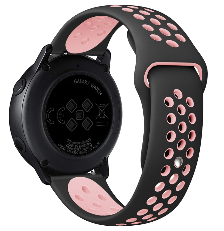 Withings ScanWatch Nova sport bandje (zwart/roze)