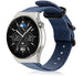 Huawei Watch GT 3 Pro 46mm nylon gesp band (blauw)