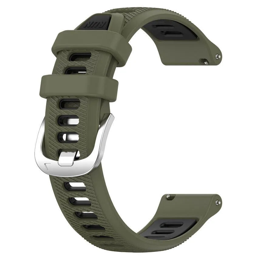 Coros Pace Pro sport gesp bandje (olijfgroen/zwart)