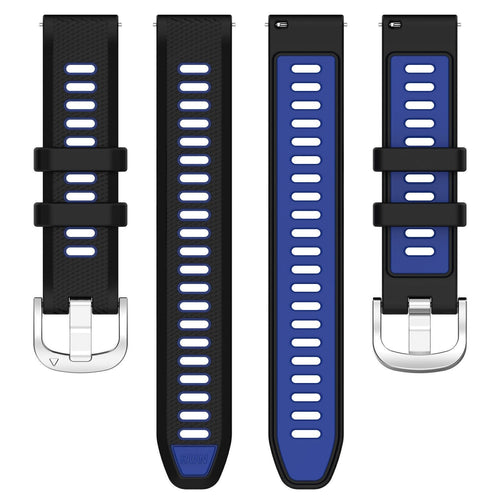 Coros Apex 4 - 42mm sport gesp bandje (zwart/blauw)