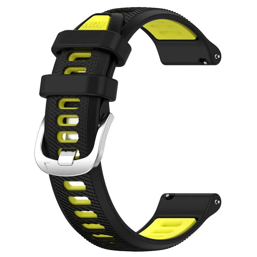 Coros Pace Pro sport gesp bandje (zwart/geel)