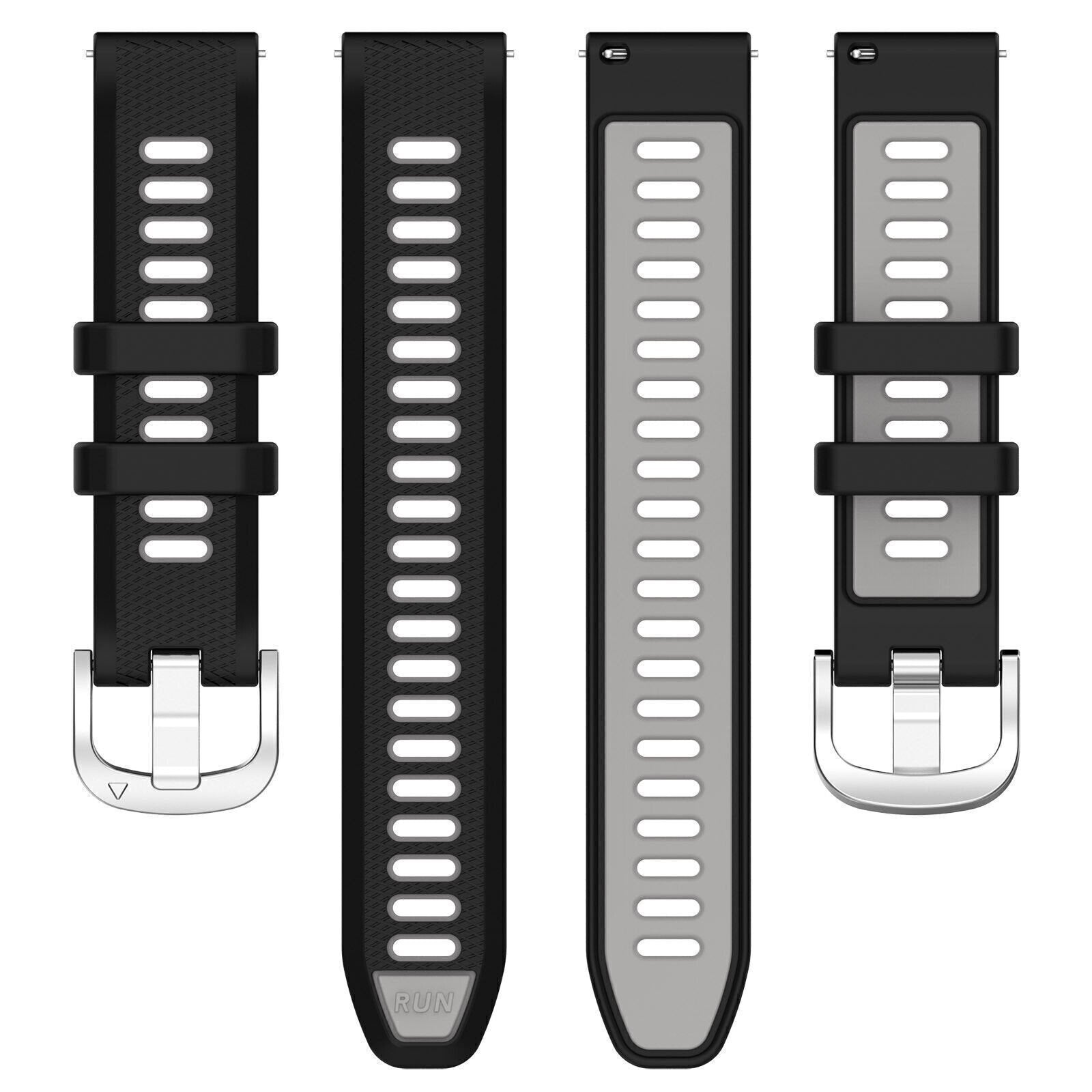 Garmin Vivomove 3 Sport Buckle Strap (Black/Grey)