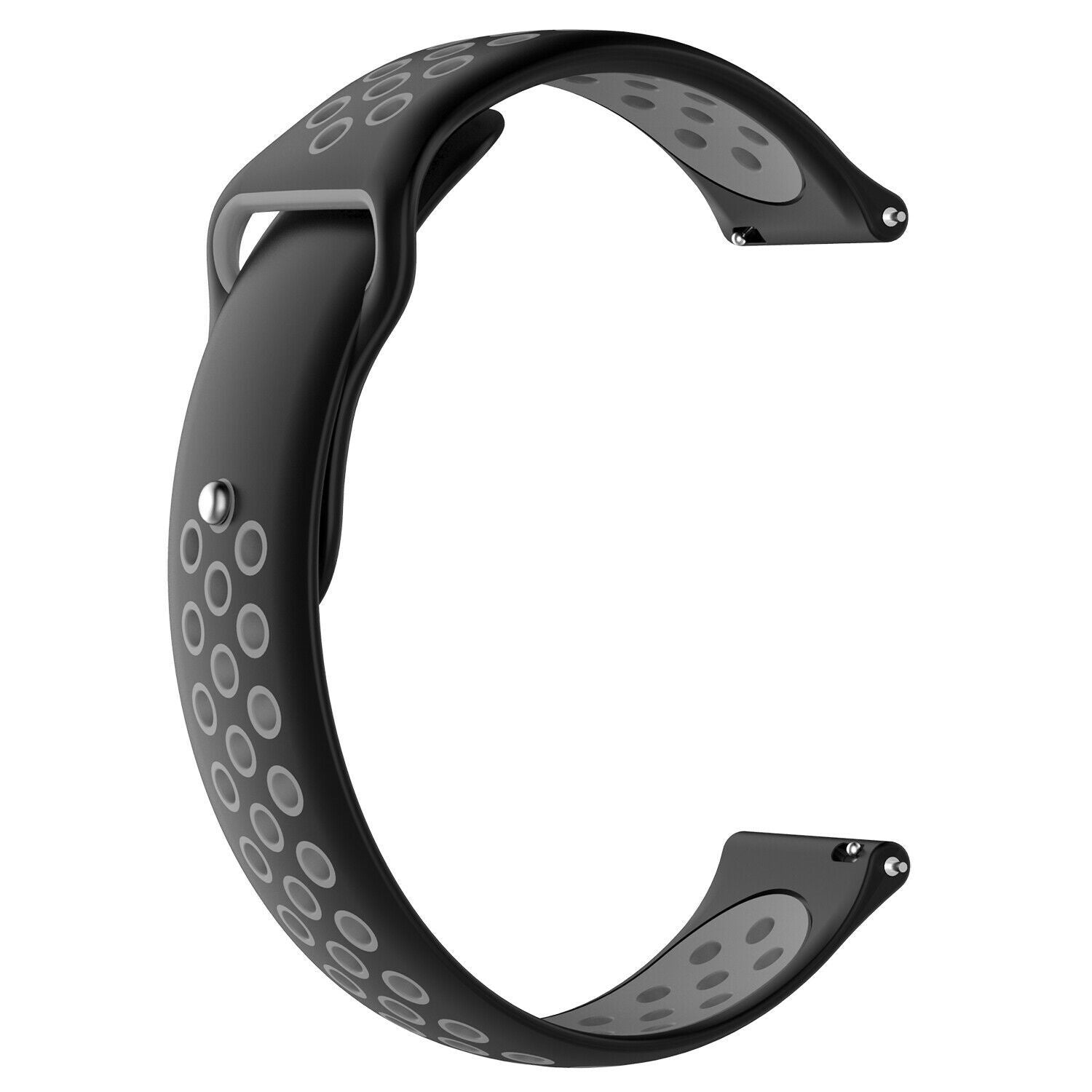 Withings Steel HR - 40mm sport bandje (zwart/grijs)