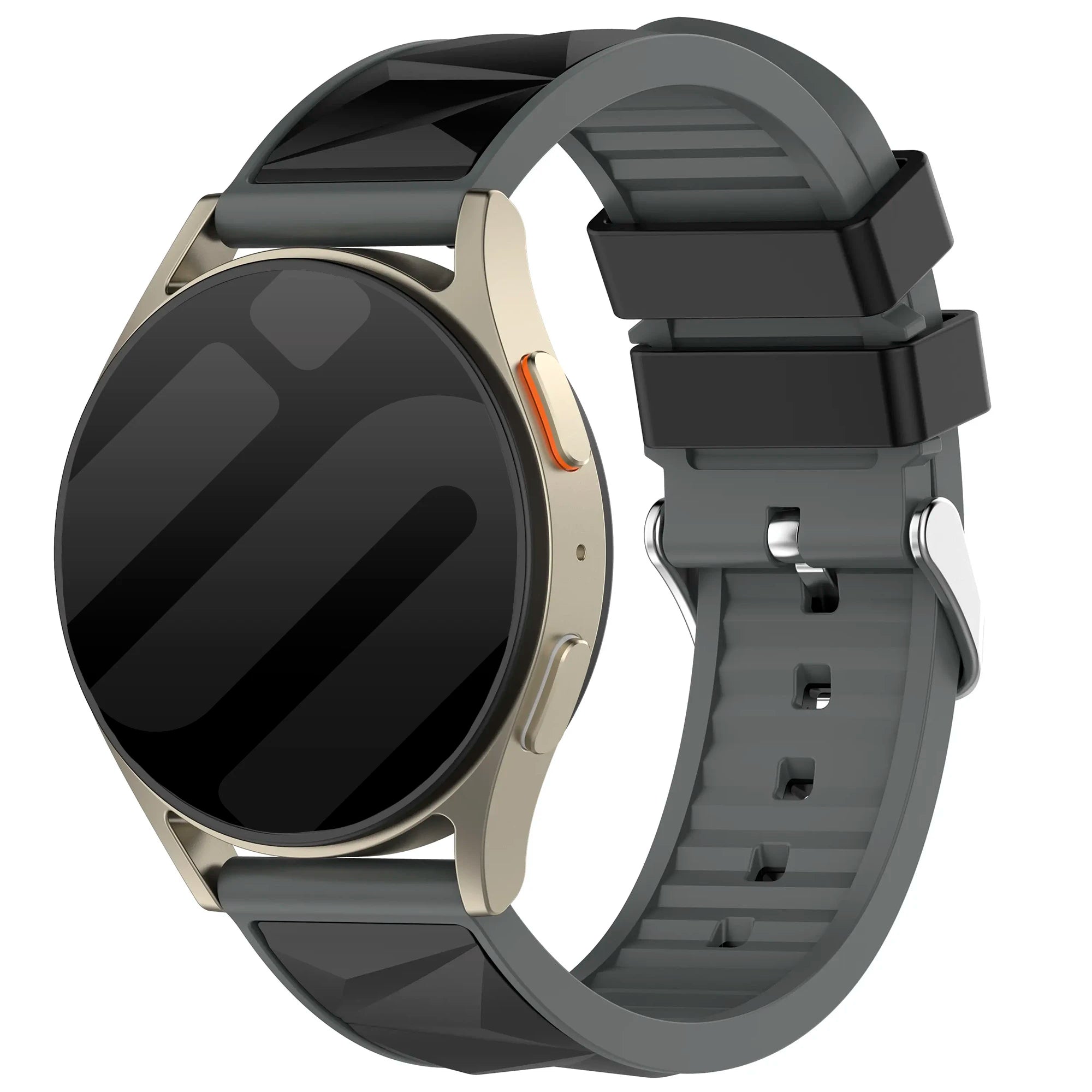 Suunto Nautic S diamond sport band (zwart/grijs)