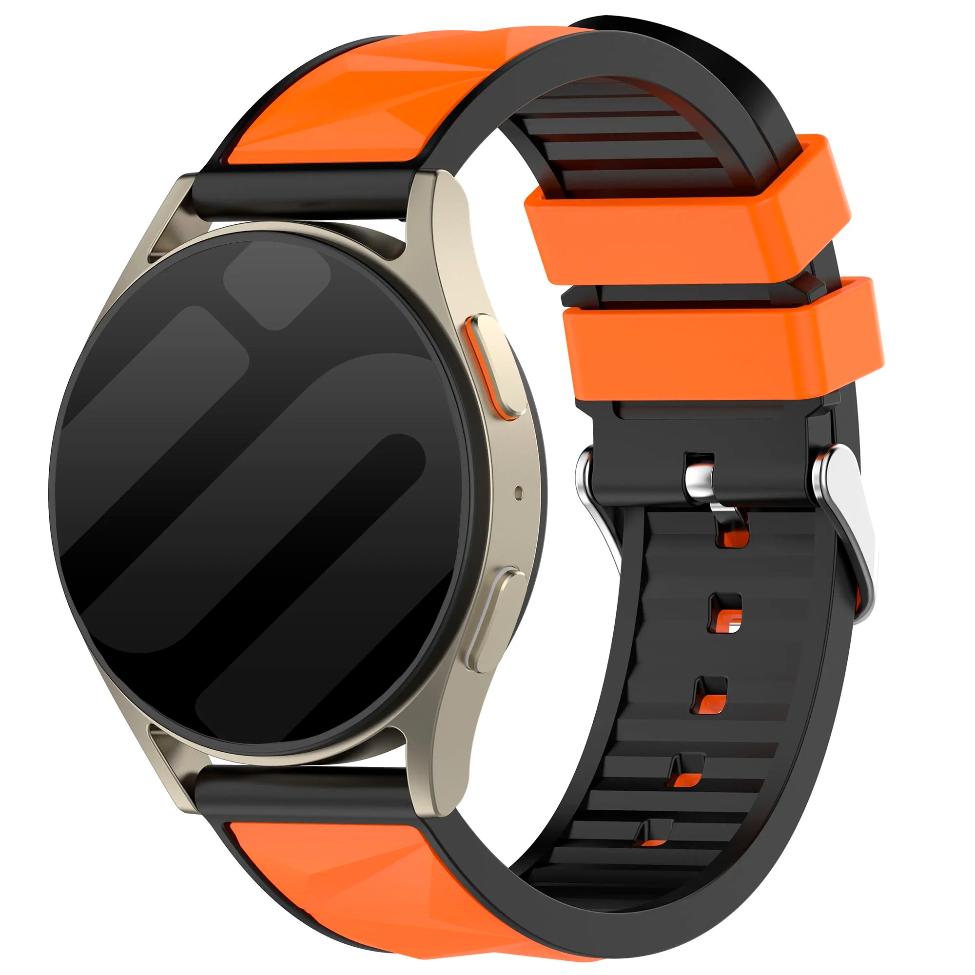 Suunto Nautic S diamond sport band (oranje/zwart)