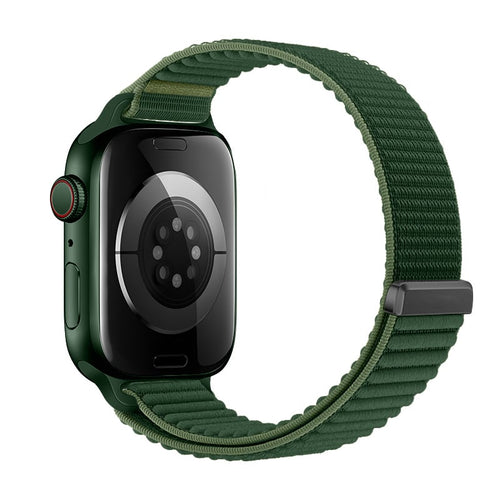 Apple Watch Ultra Wave Nylon Strap (Dark Green)