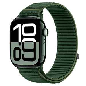 Apple Watch Ultra Wave Nylon Strap (Dark Green)