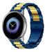Samsung Galaxy Watch Active stalen band (blauw/goud)