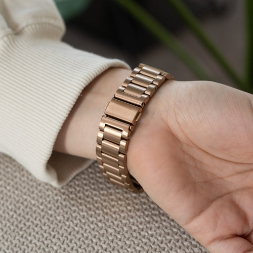 Fitbit Charge 5 stalen band (rosé goud)