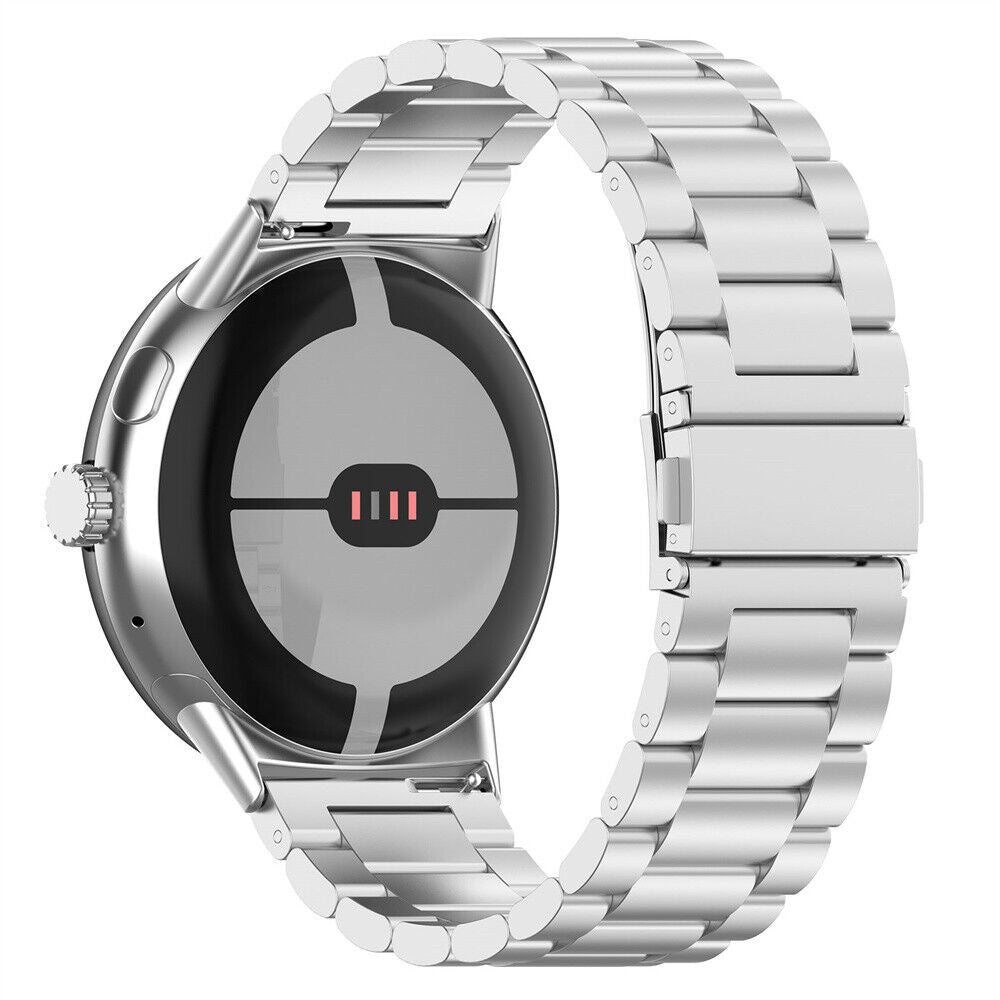 Google Pixel Watch 4 - 41mm stalen band (zilver)