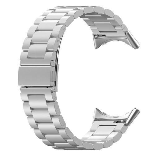 Google Pixel Watch 4 - 41mm stalen band (zilver)