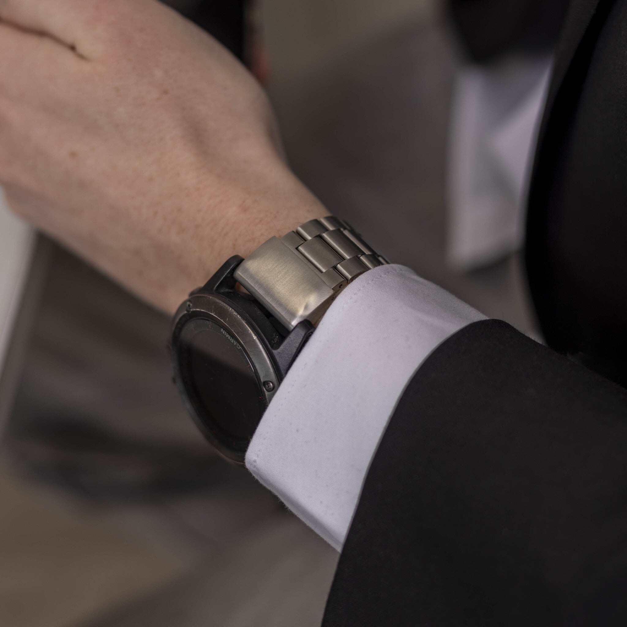 Garmin Approach S60 stalen band (zilver)