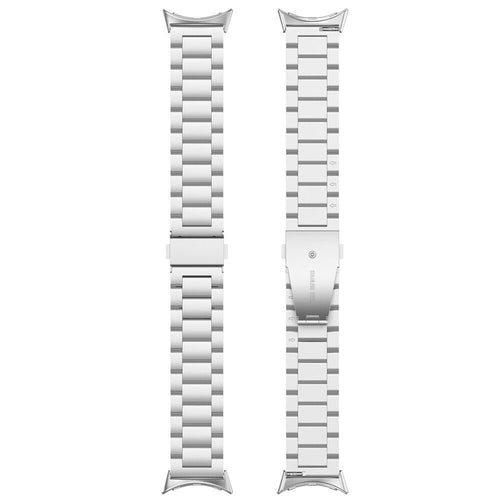 Google Pixel Watch 4 - 41mm stalen band (zilver)