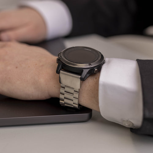 Garmin Tactix 7 Pro stalen band (zilver)